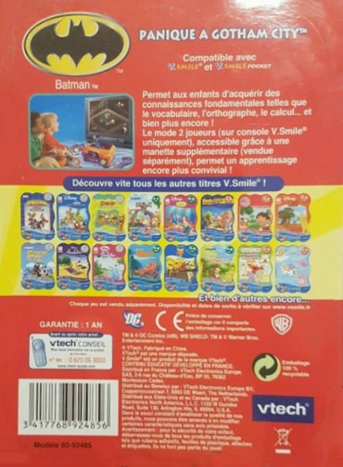 Batman - Gotham City Rescue — box-2D-back (FR)