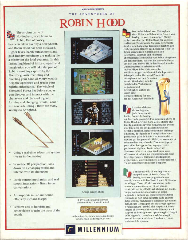 Adventures of Robin Hood, The — box-2D-back (EU)