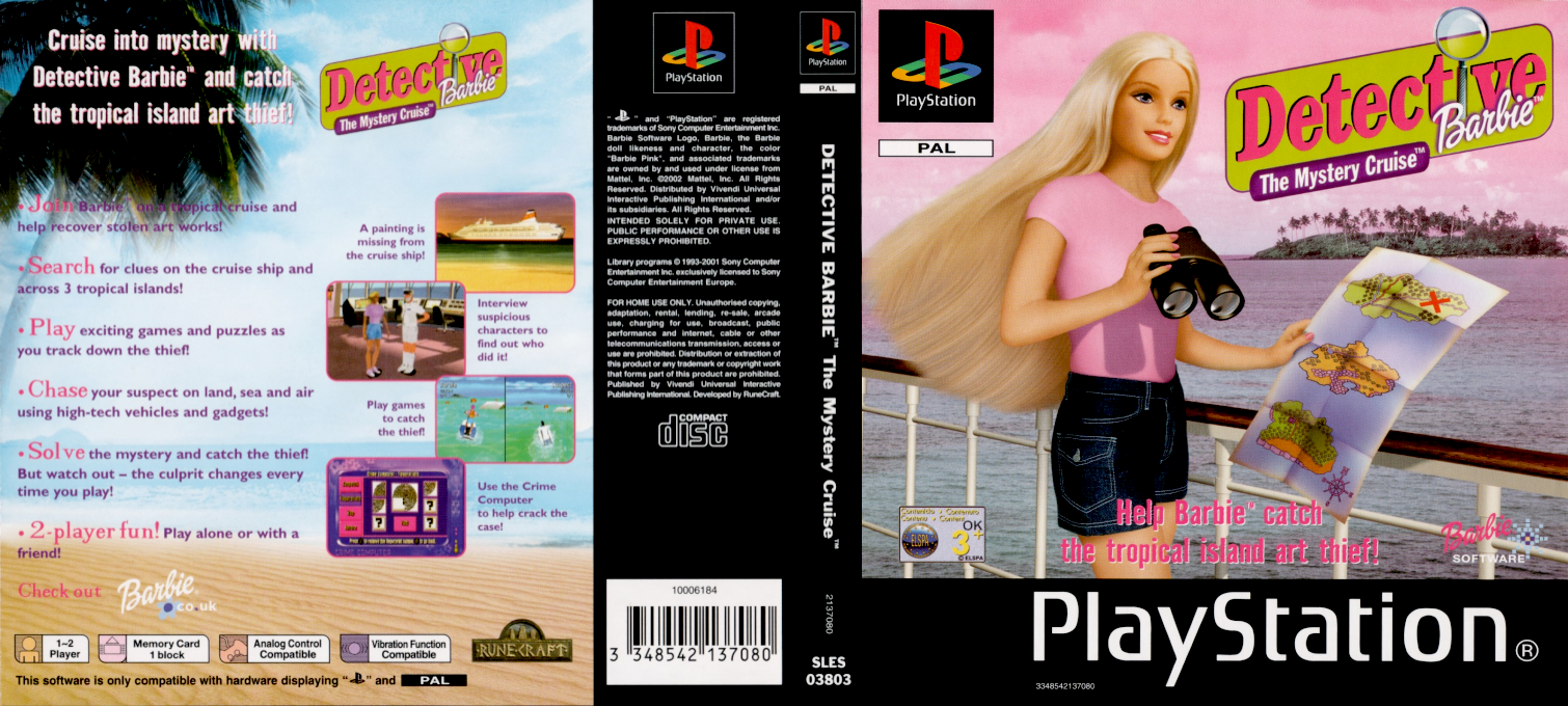 Detective Barbie The Mystery Cruise — box-texture (EU)