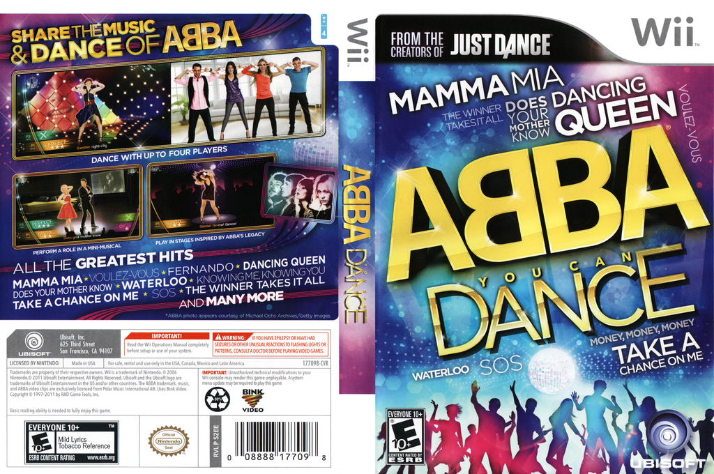 ABBA - You Can Dance — box-texture (US)