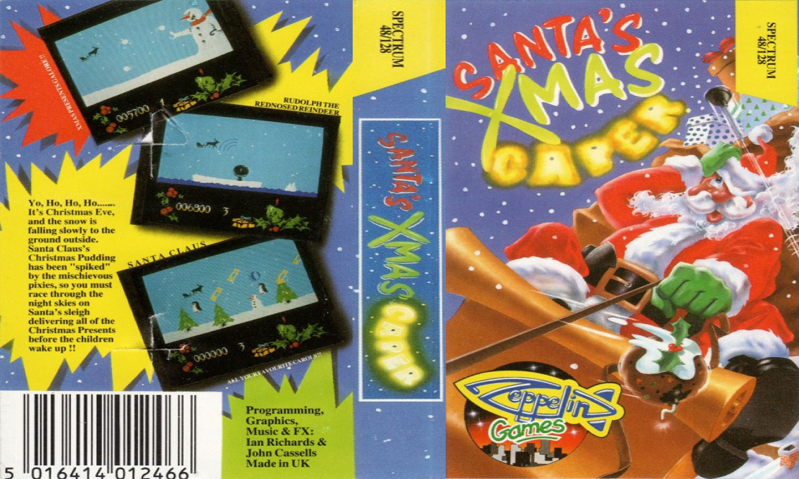 Santa's Xmas Caper — box-texture (EU)