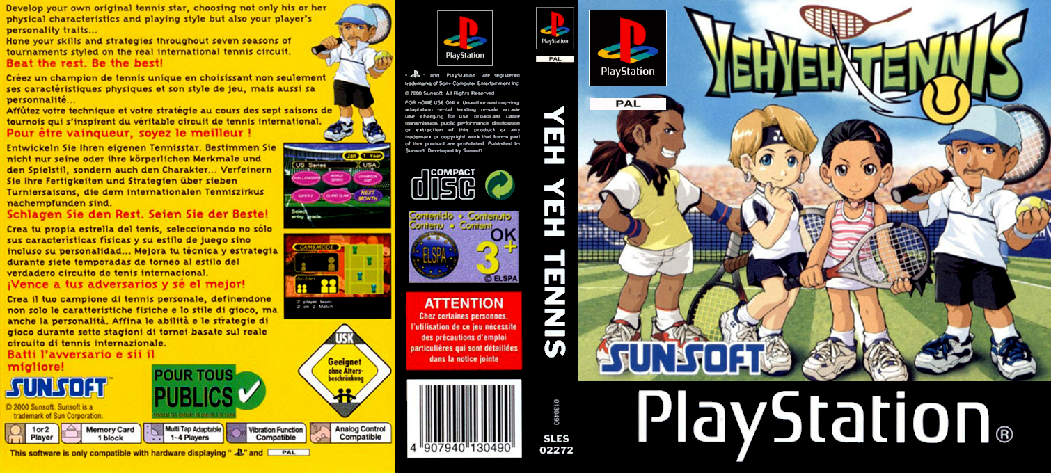 Yeh Yeh Tennis — box-texture (EU)