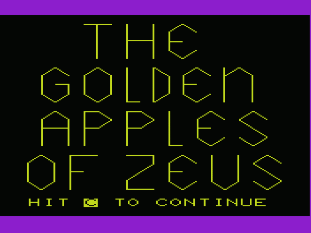 The Golden Apples of Zeus — sstitle (WOR)