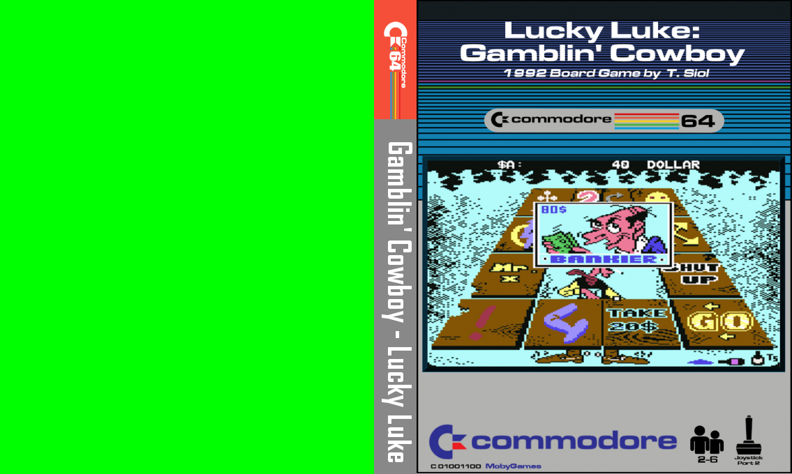 Gamblin' Cowboy - Lucky Luke — box-texture (CUS)