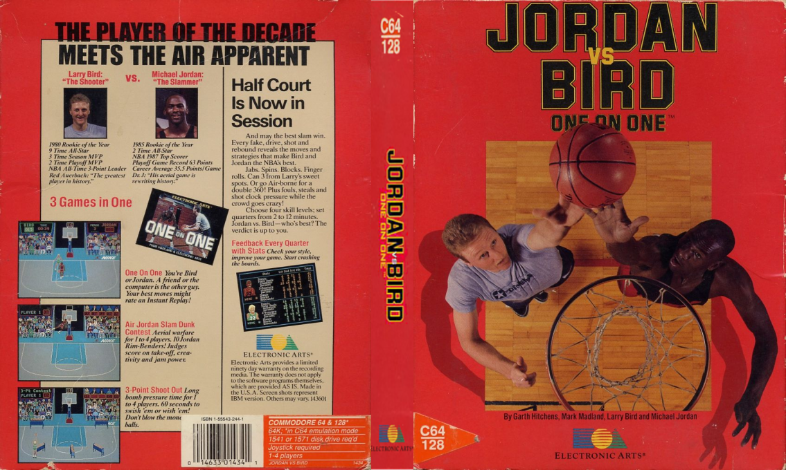 Michael Jordan vs Larry Bird : One On One — box-texture (US)