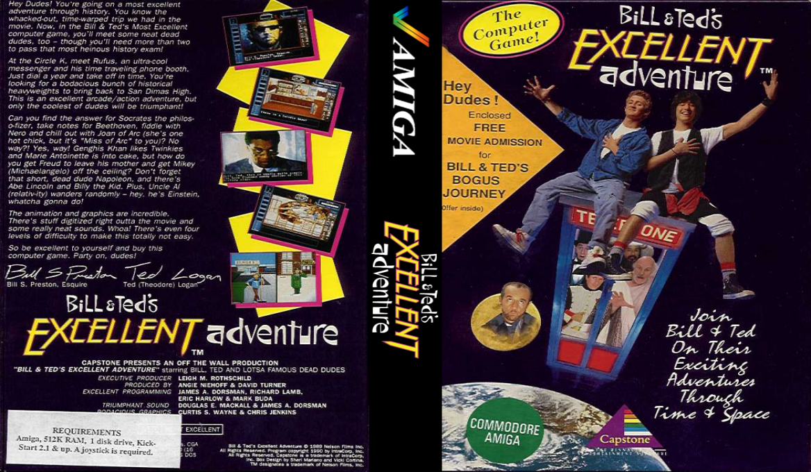Bill And Ted's Excellent Adventure — box-texture (US)