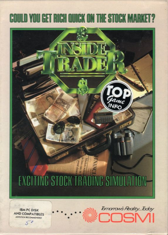 Inside Trader The Authentic Stock Trading Game — box-2D (EU)