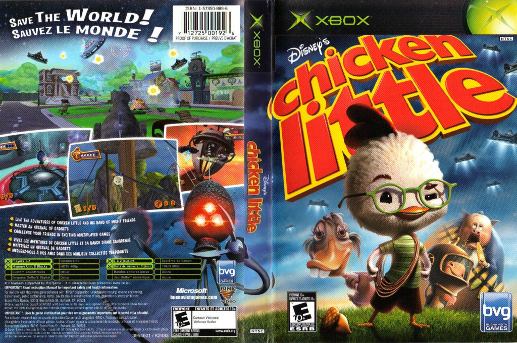 Disney's Chicken Little — box-texture (US)