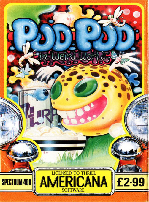 Pud Pud in Weird World — box-2D (UK)
