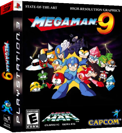 Mega Man 9 - The Ambition's Revival — box-3D (US)