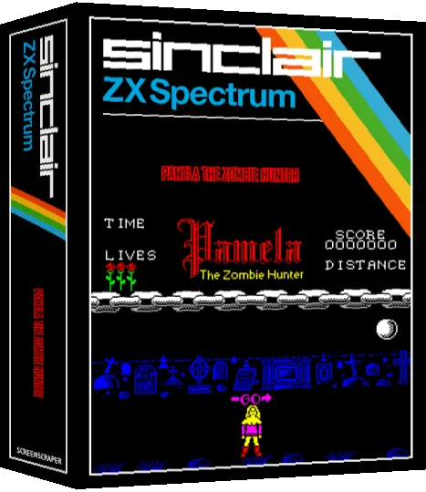 Pamela The Zombie Hunter — box-3D (SS)