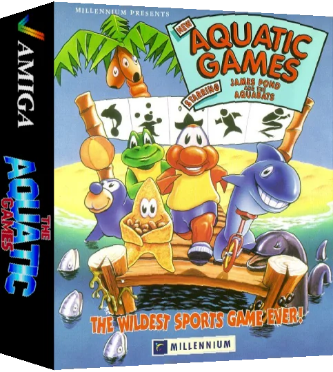 Aquatic Games Starring James Pond and the Aquabats, The — box-3D (WOR)