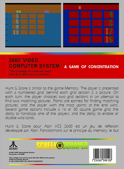 Game of Concentration, A — box-2D-back (SS)