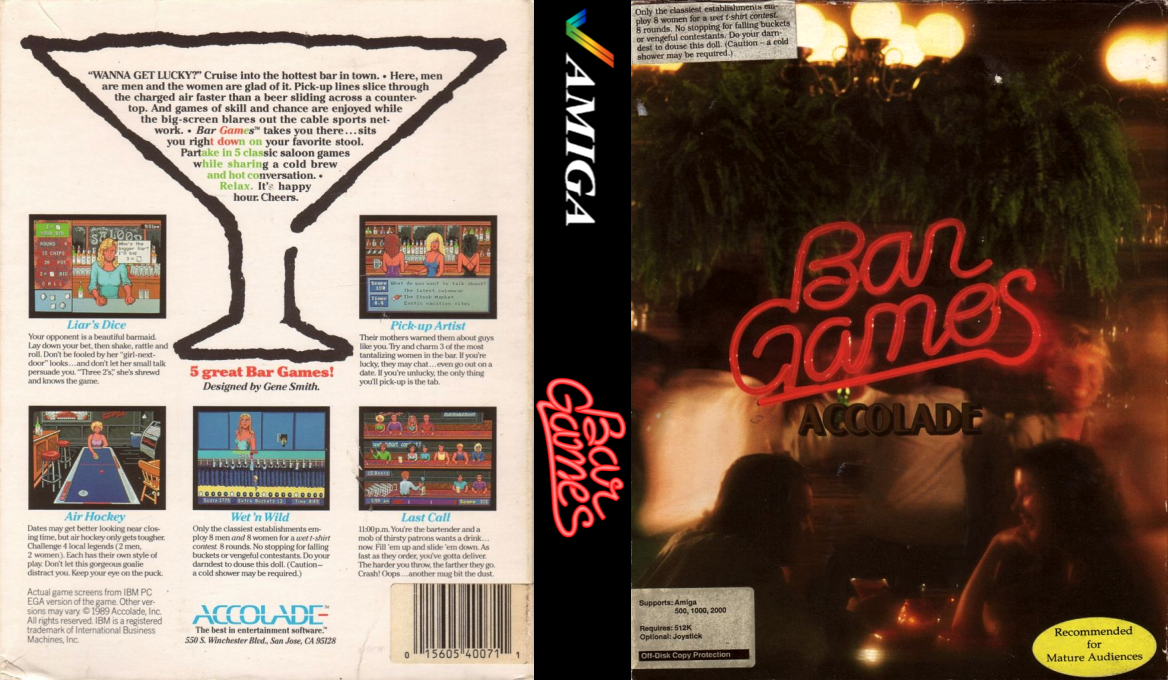 Bar Games — box-texture (US)