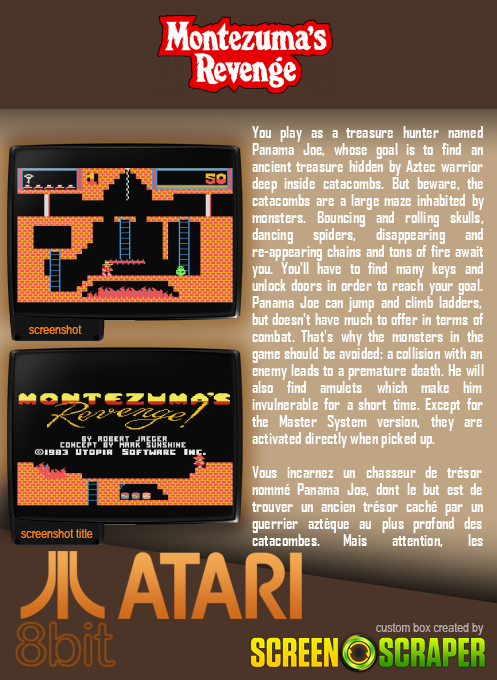 Montezuma's Revenge — box-2D-back (SS)