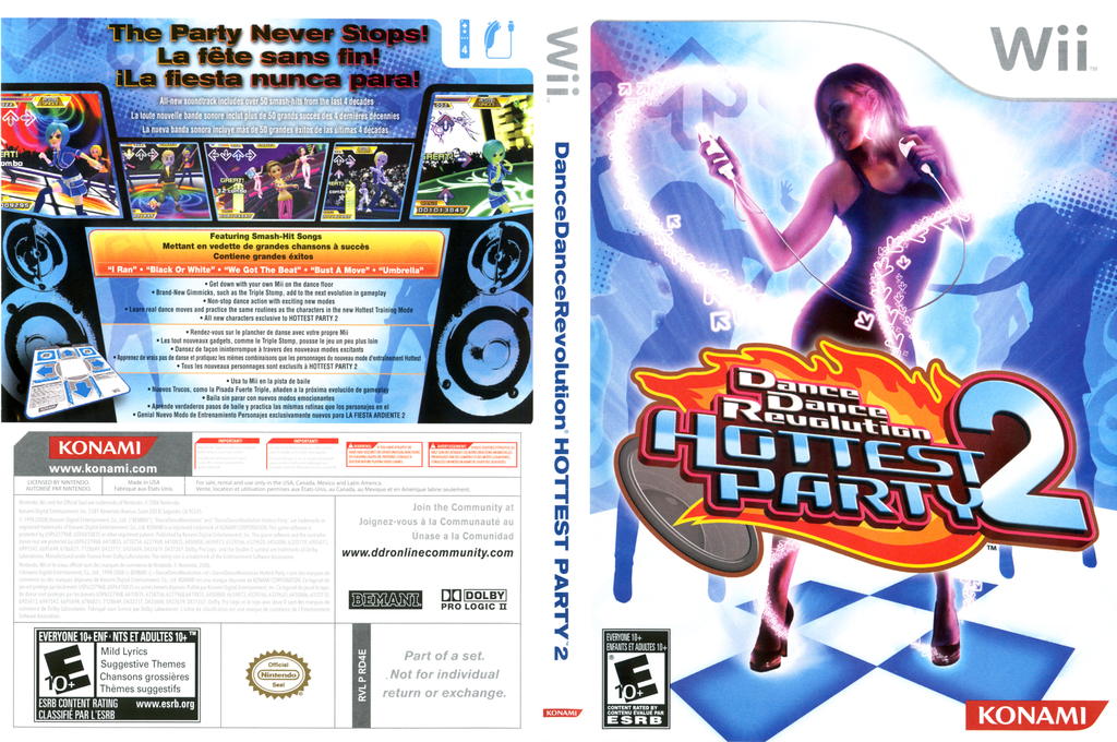 Dance Dance Revolution - Hottest Party 2 — box-texture (US)