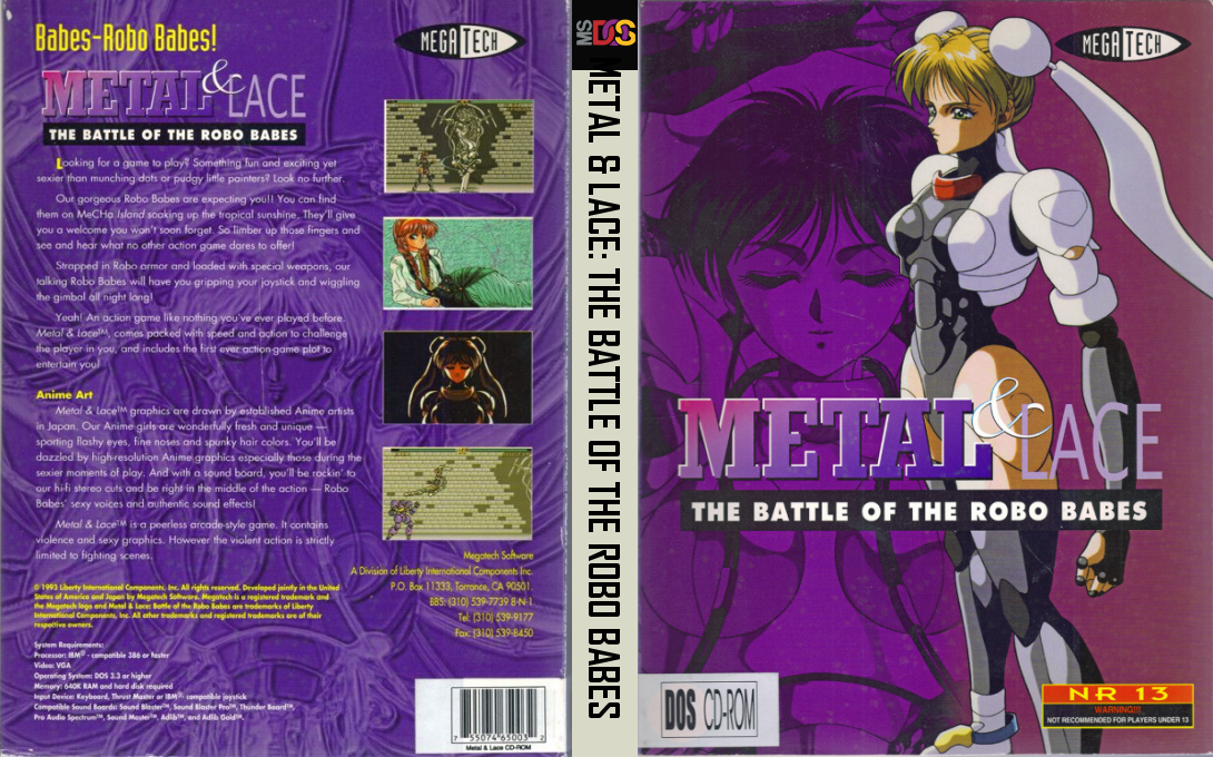Metal And Lace - The Battle Of The Robo Babes — box-texture (US)