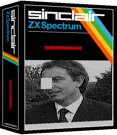 The Amazing Tony Blair Experiment — box-3D (SS)