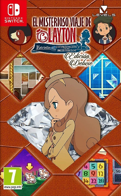 Layton's Mystery Journey - Katrielle and the Millionaires' Conspiracy DX — box-2D (SP)