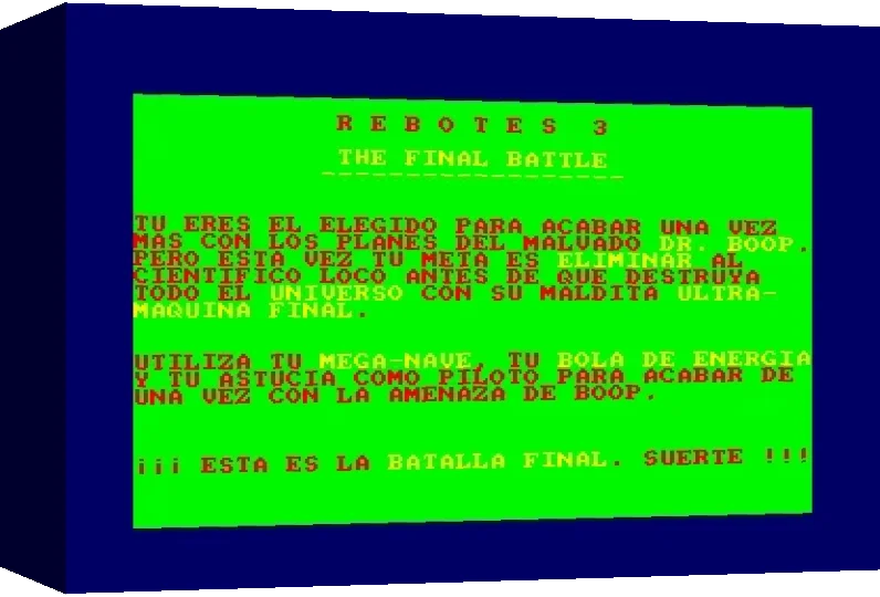 Rebotes 3 - The Final Battle — box-3D (WOR)