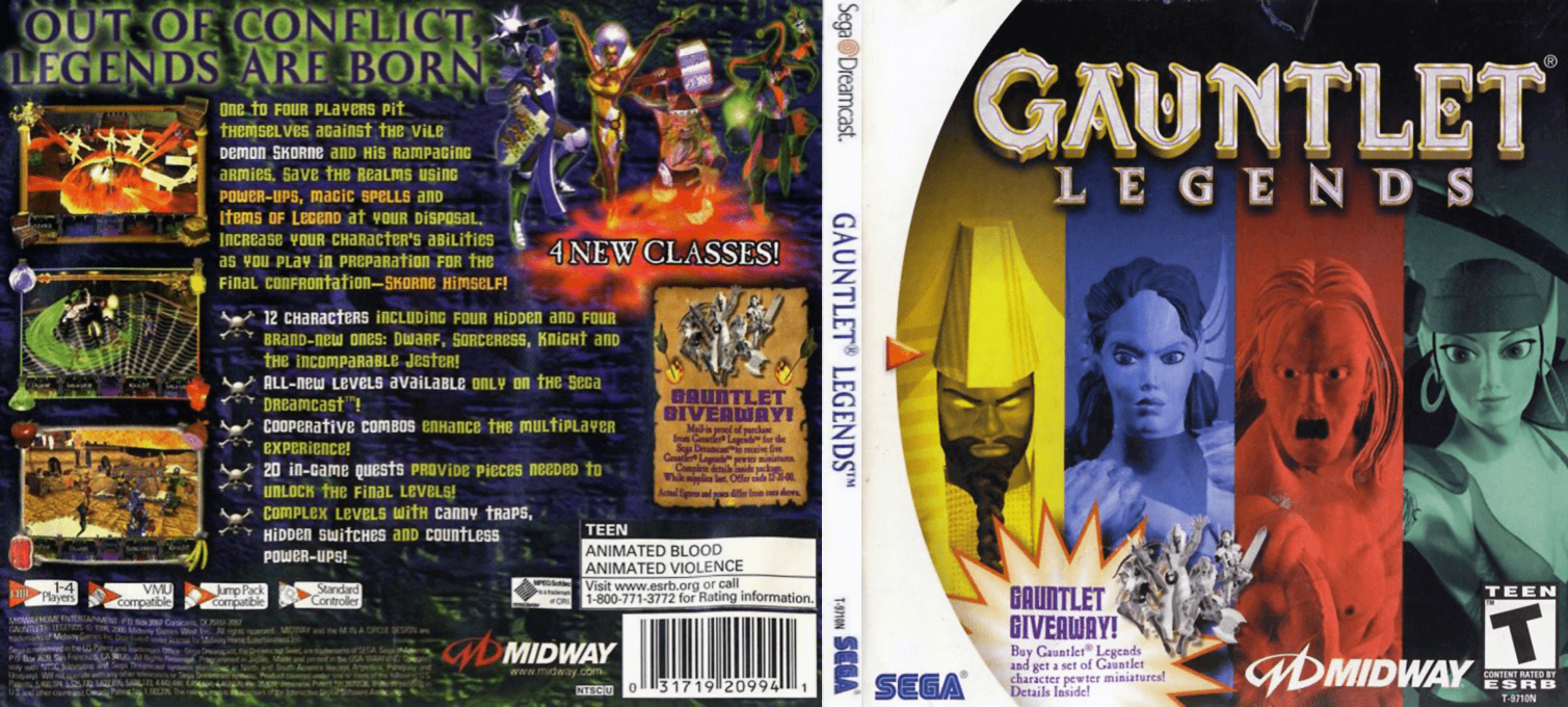 Gauntlet Legends — box-texture (US)