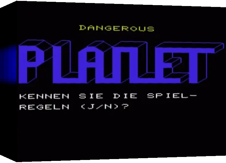 Dangerous Planet — box-3D (WOR)