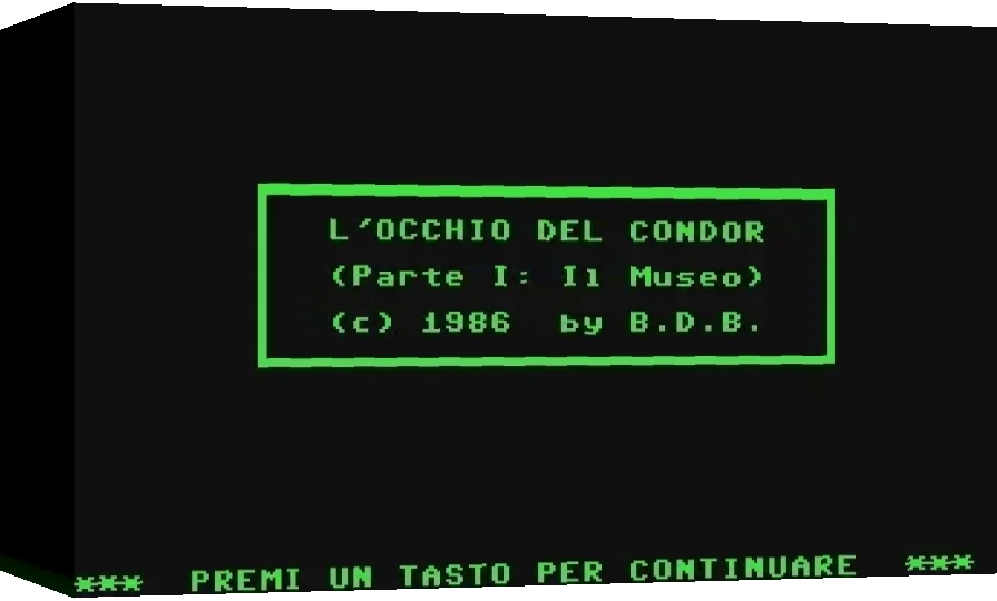 Terry Jones : L'Occhio del Condor : Il Museo — box-3D (WOR)