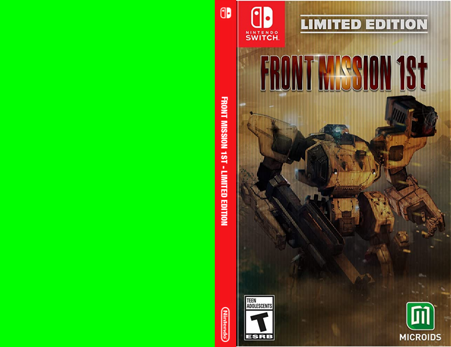 Front Mission 1st - Limited Edition — box-texture (US)