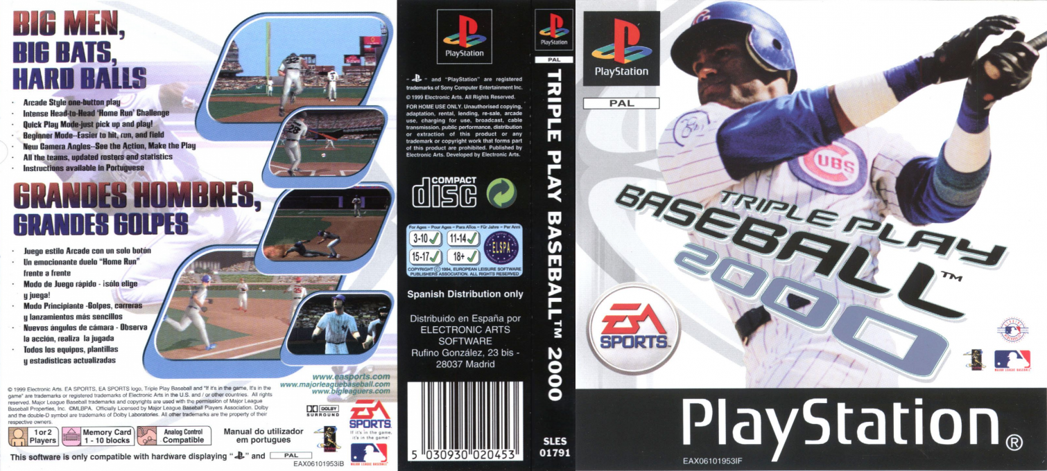Triple Play 2000 — box-texture (EU)