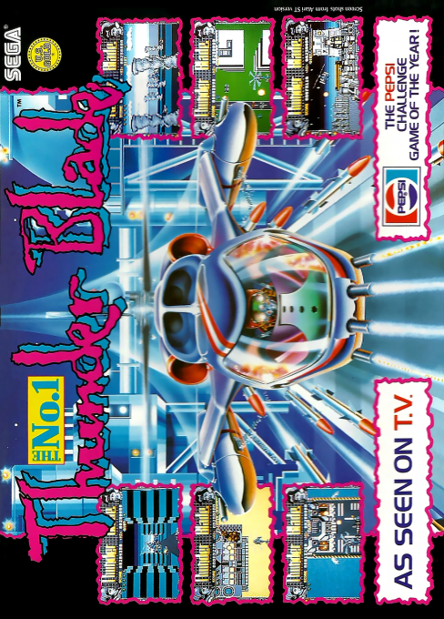 Thunder Blade — box-2D (EU)