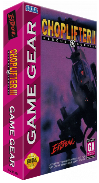 Choplifter 3 — box-3D (US)
