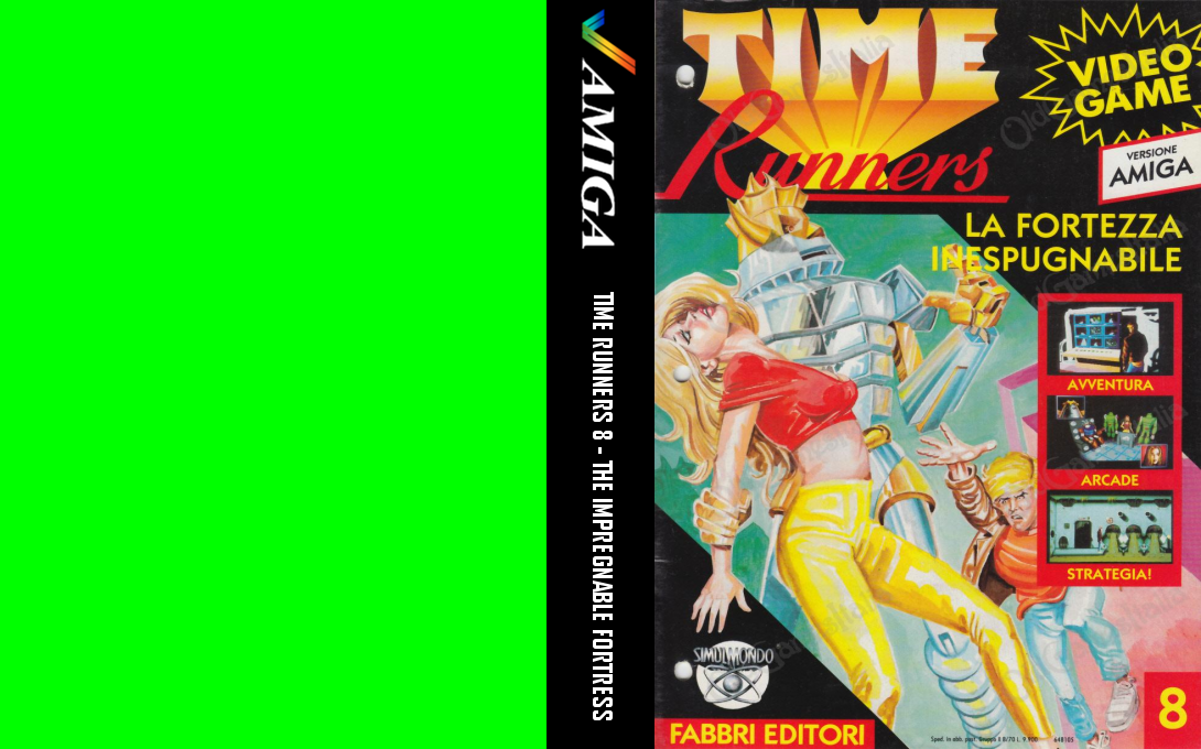 Time Runners 8 - The Impregnable Fortress — box-texture (IT)