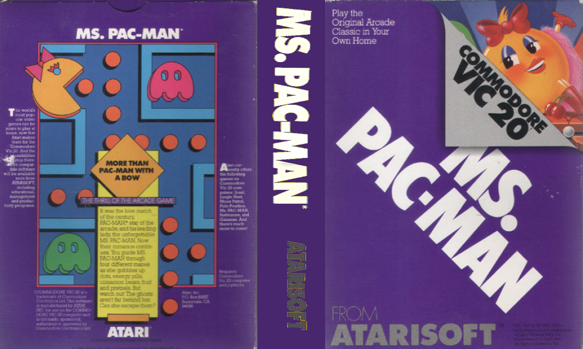 Ms. Pac-Man — box-texture (US)