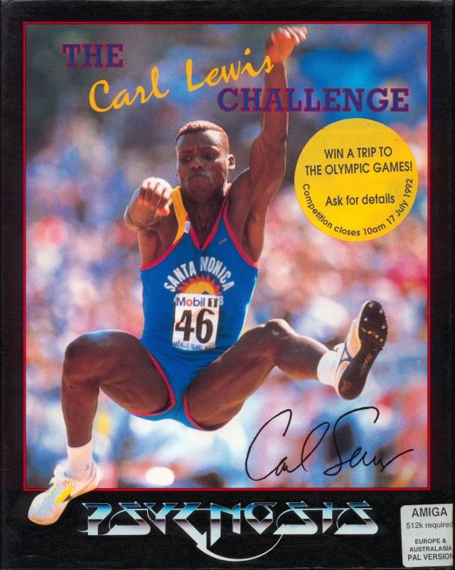 Carl Lewis Challenge, The box art