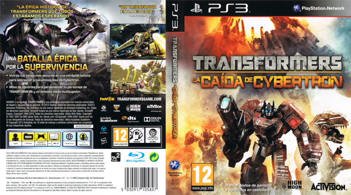 Transformers - Fall of Cybertron — box-texture (SP)