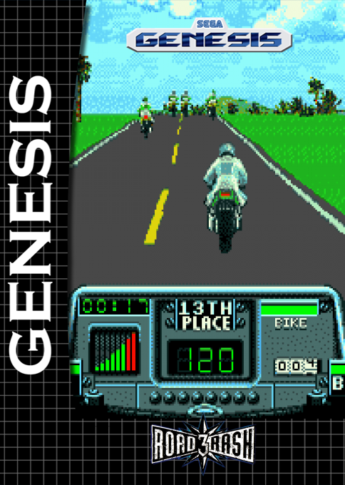 Road Rash 3 — box-2D (SS)
