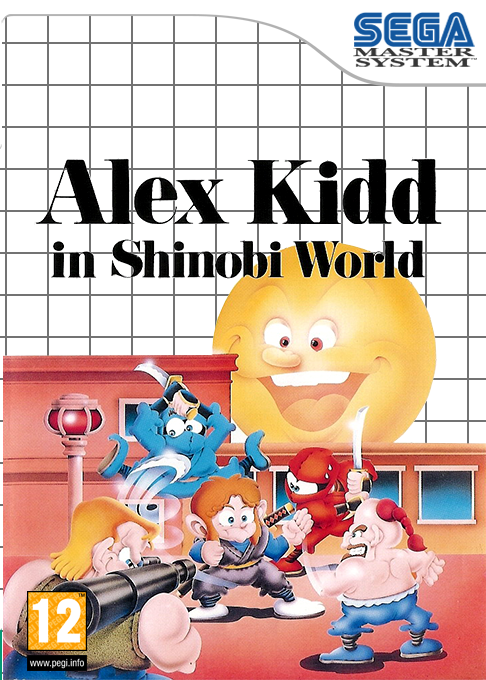 Alex Kidd in Shinobi World — box-2D (EU)