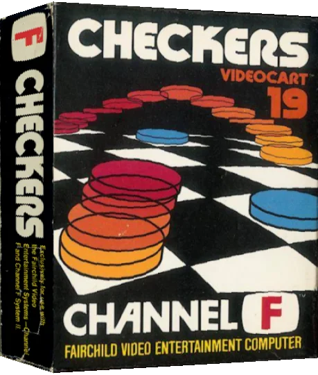Videocart-19 - Checkers — box-3D (US)