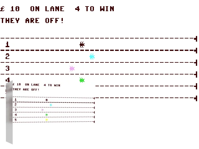 Bug Race — mixrbv2 (WOR)