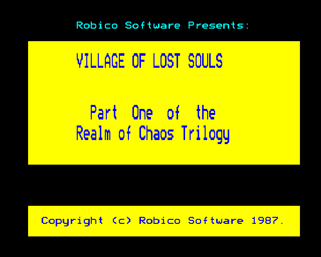 Village Of Lost Souls — sstitle (EU)
