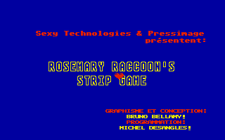 Rosemary Raccoon's Strip Game — sstitle (WOR)