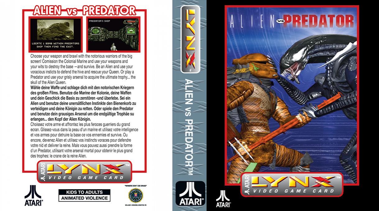 Alien vs Predator — box-texture (US)