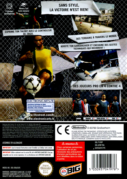 FIFA Street — box-2D-back (FR)