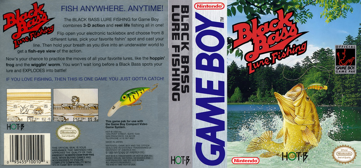 Black Bass - Lure Fishing — box-texture (US)
