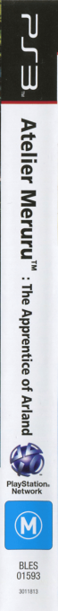 Atelier Meruru - The Apprentice of Arland — box-2D-side (AU)