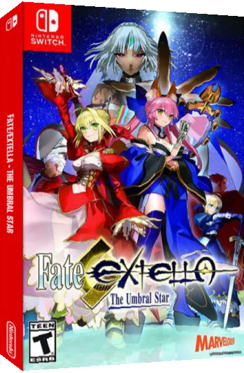 Fate-Extella - The Umbral Star — box-3D (US)