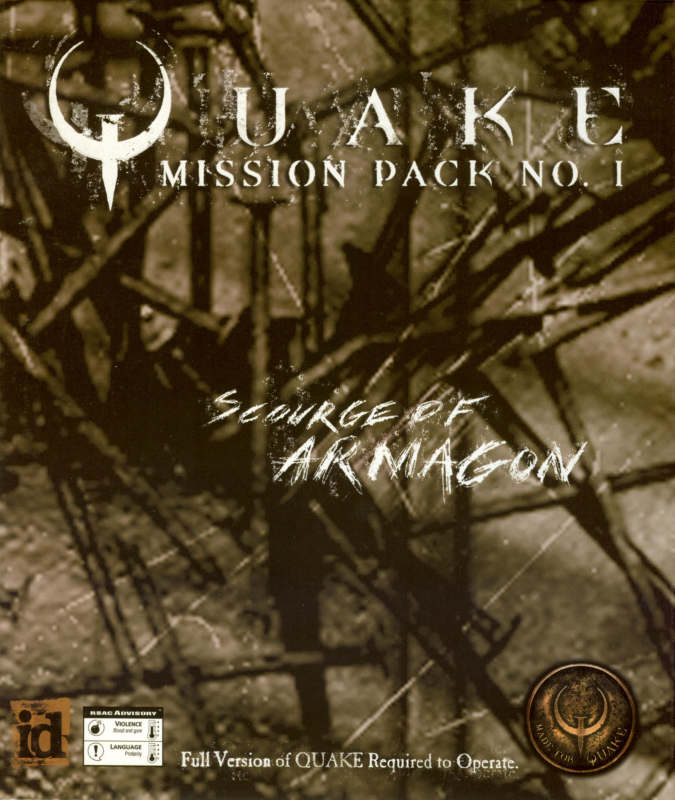 Quake Mission Pack No. I - Scourge of Armagon box art