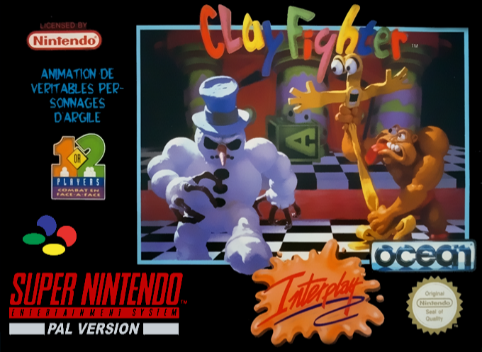 Clay Fighter — box-2D (FR)