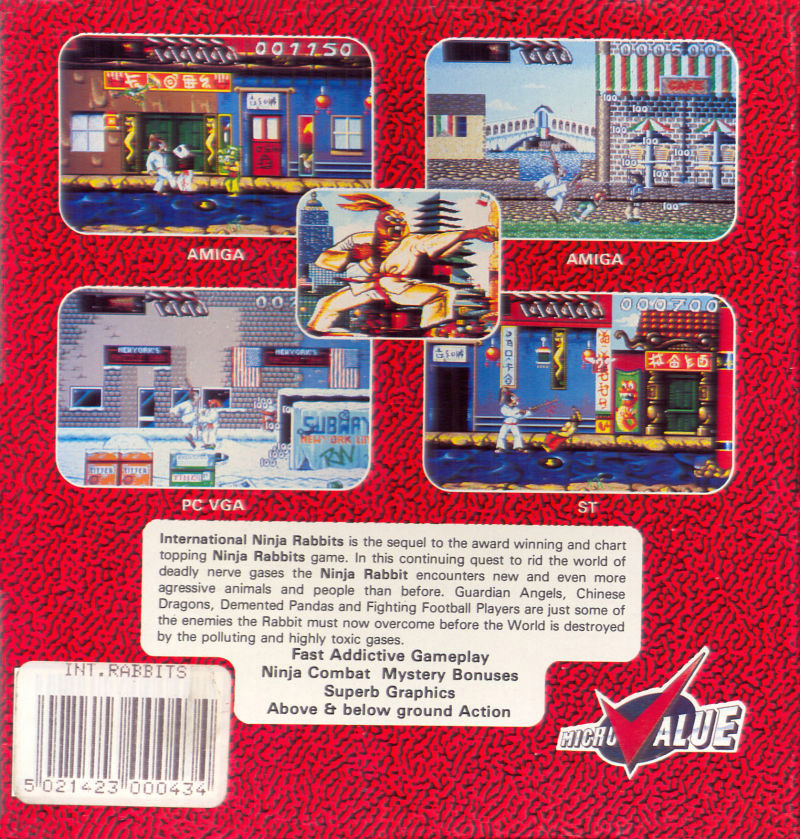 International Ninja Rabbits — box-2D-back (UK)