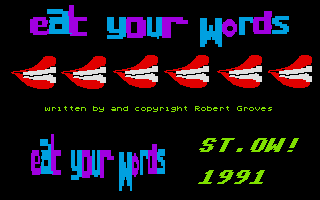 Eat Your Words — sstitle (WOR)